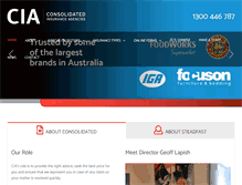 Tablet Screenshot of ciainsurance.com.au
